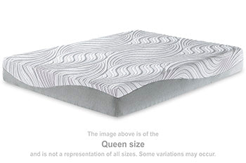 10 White Inch Memory Foam California King Mattress