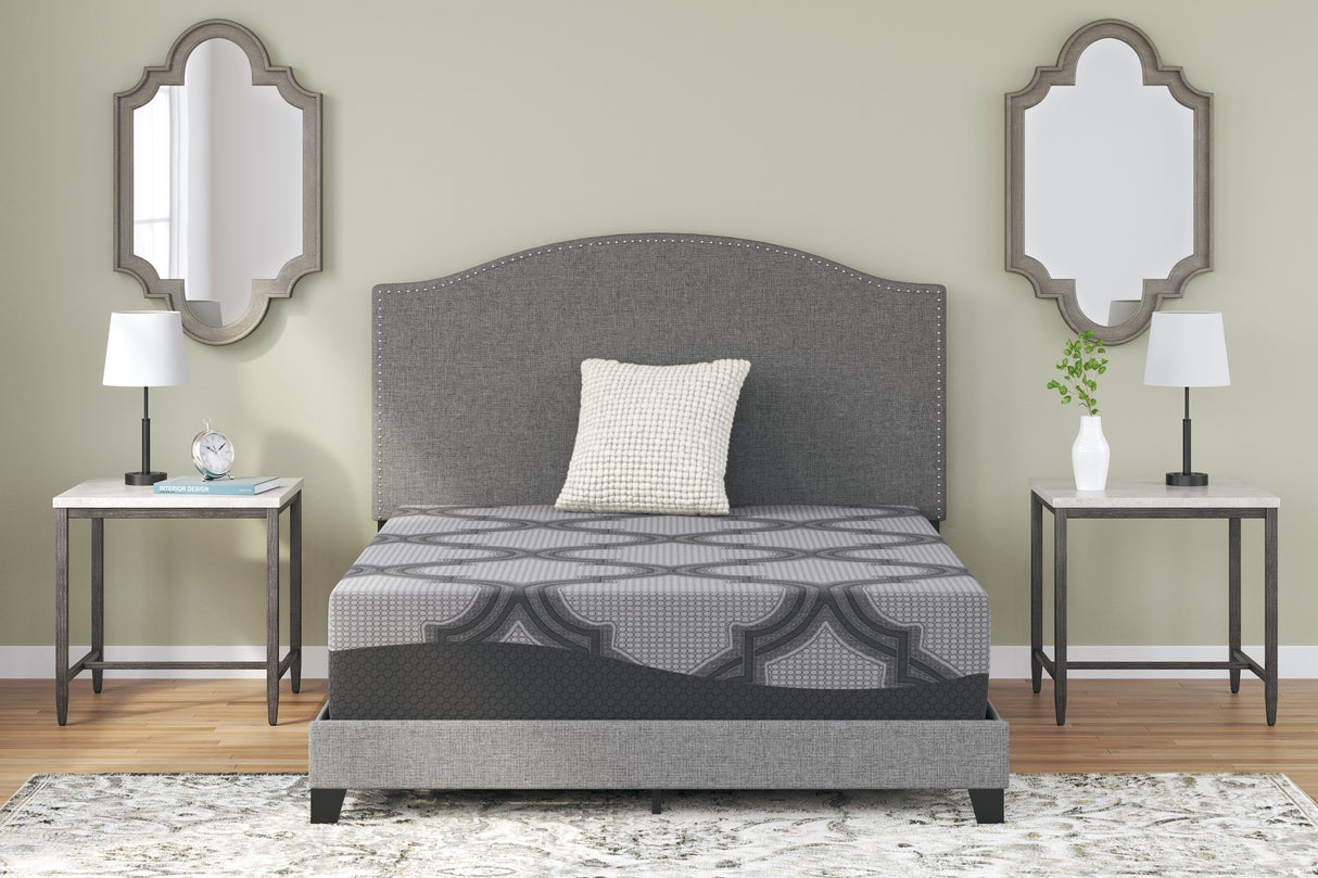 12 Gray Inch Ashley Hybrid California King Mattress