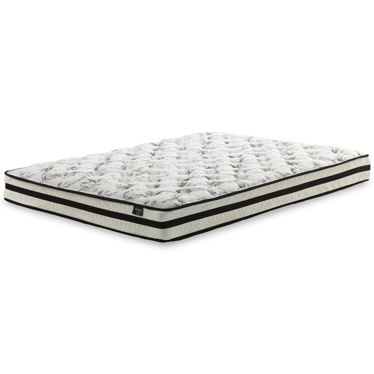 8 White Inch Chime Innerspring Queen Mattress In A Box