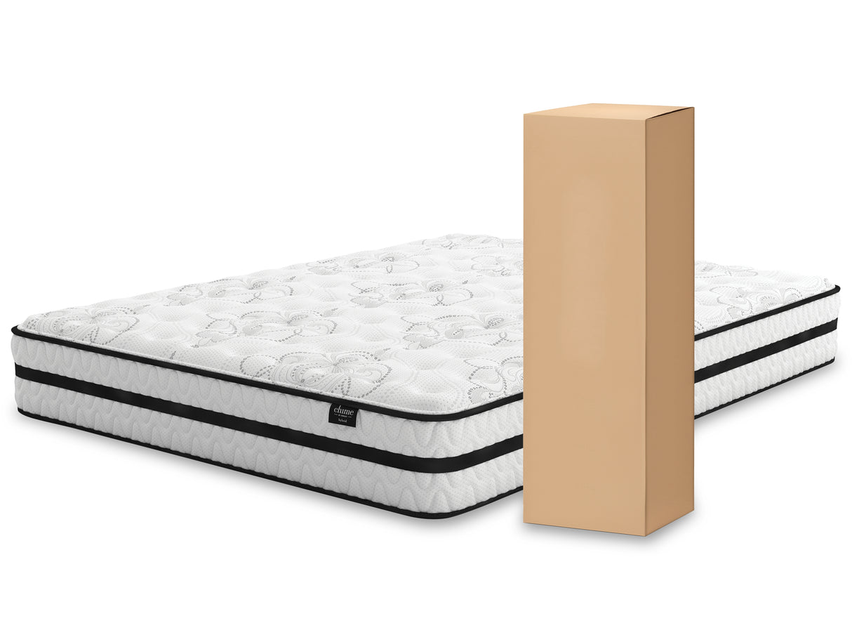 Chime White 10 Inch Hybrid Twin Mattress In A Box