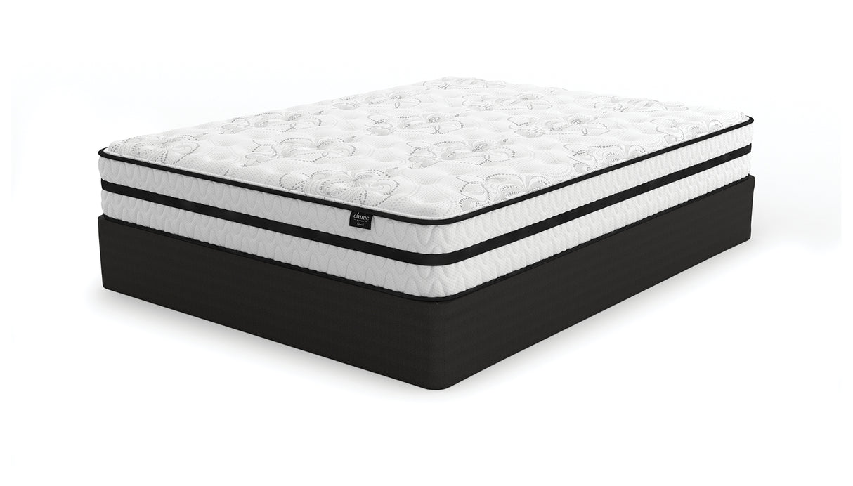 Chime White 10 Inch Hybrid King Mattress In A Box