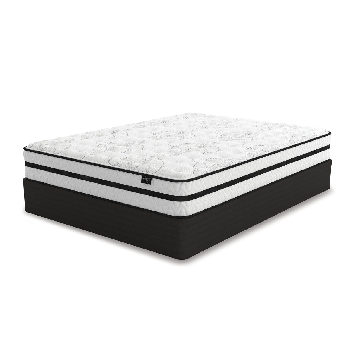 Chime White 10 Inch Hybrid Full Mattress In A Box