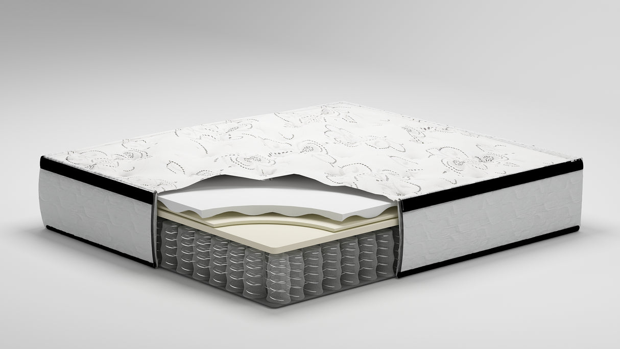 Chime White 12 Inch Hybrid Full Mattress In A Box