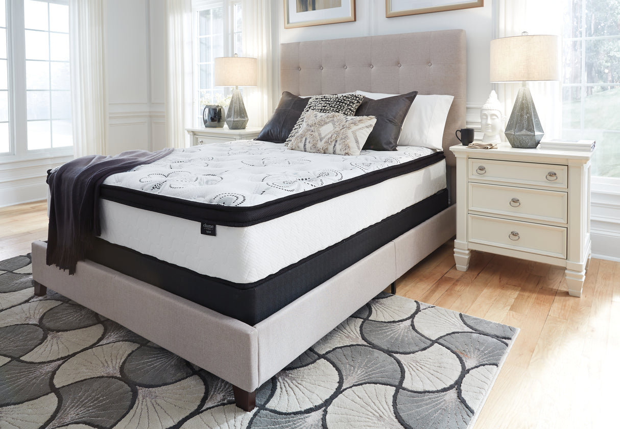 Chime White 12 Inch Hybrid Full Mattress In A Box