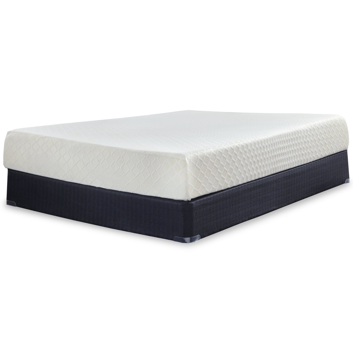 10 White Inch Chime Memory Foam California King Mattress In A Box