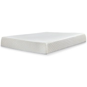 10 White Inch Chime Memory Foam Full Mattress In A Box