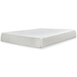 10 White Inch Chime Memory Foam California King Mattress In A Box