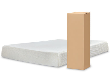 10 White Inch Chime Memory Foam King Mattress In A Box