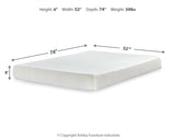 Chime White 8 Inch Memory Foam Full Mattress In A Box