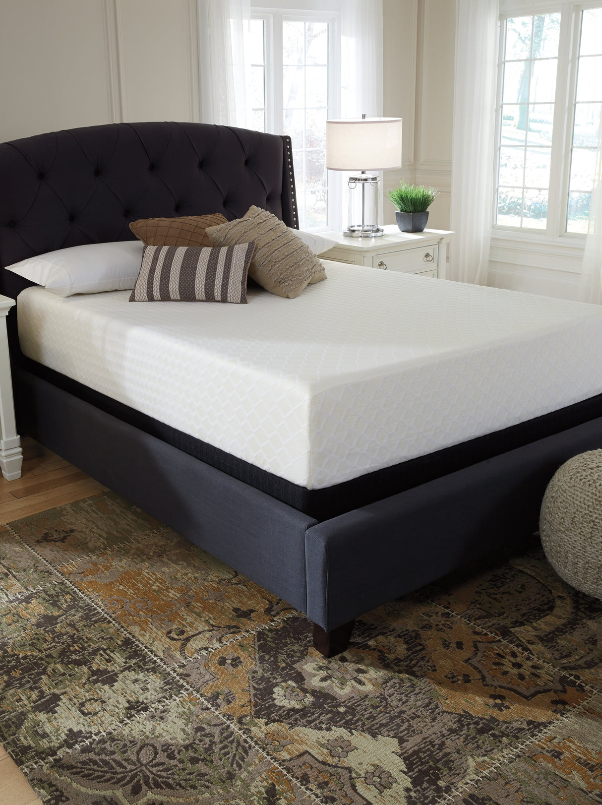 Chime White 12 Inch Memory Foam Full Mattress In A Box