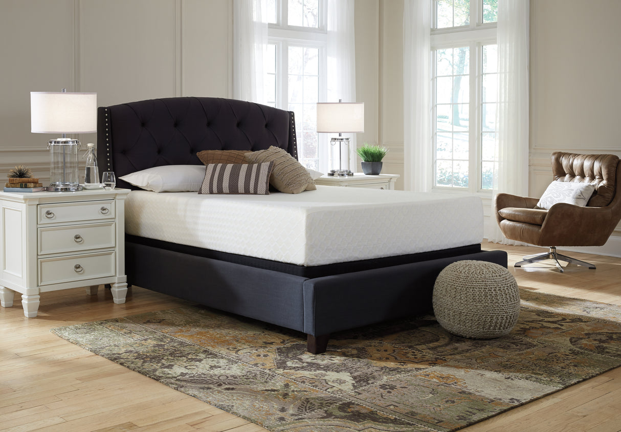 Chime White 12 Inch Memory Foam Full Mattress In A Box