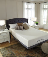 Chime White 12 Inch Memory Foam Twin Mattress In A Box