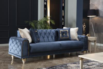 Mistral Love Seat (Duca Navy) 3 Pieces