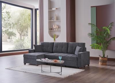 Mocca Sectional (Selma Gray)  3 Pieces