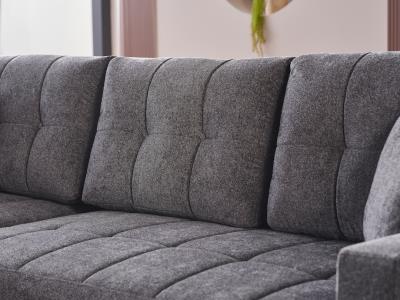 Mocca Sectional (Selma Gray)  3 Pieces