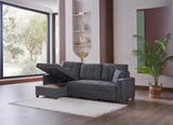 Mocca Sectional (Selma Gray)  3 Pieces