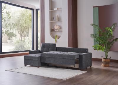 Mocca Sectional (Selma Gray)  3 Pieces