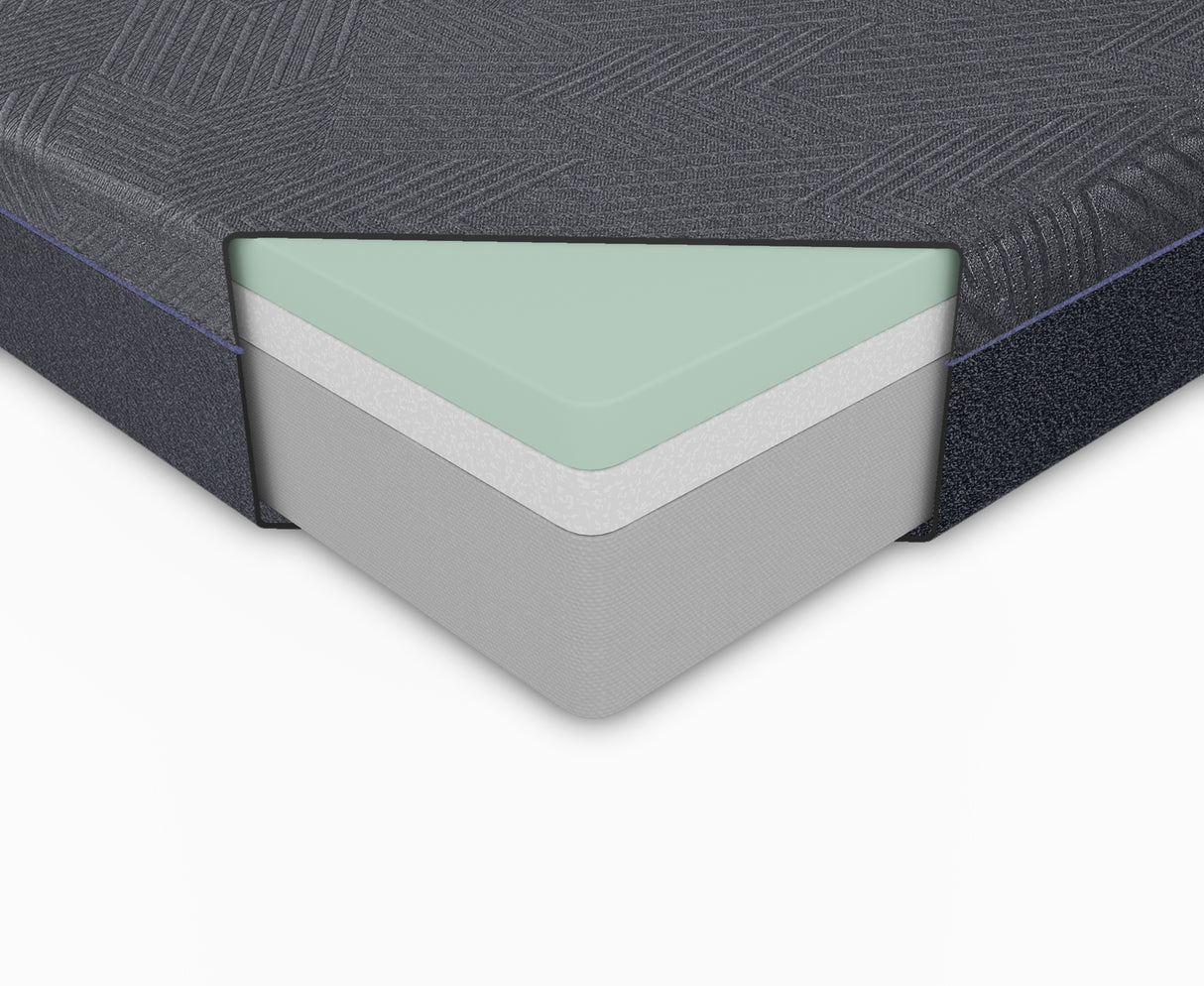 Landrum 11" Twin Green Tea Gel-Infused Memory Foam Mattress