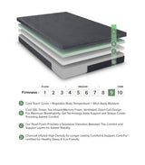 Landrum 11" Twin Green Tea Gel-Infused Memory Foam Mattress