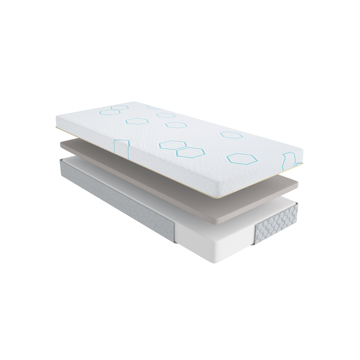 Lyra 8" Twin Copper-Infused Memory Foam Mattress