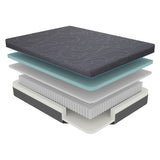 Mira 11" California King Gel-Infused Memory Foam Hybrid Mattress