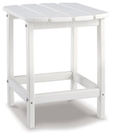 Sundown White Treasure End Table