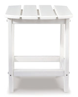 Sundown White Treasure End Table