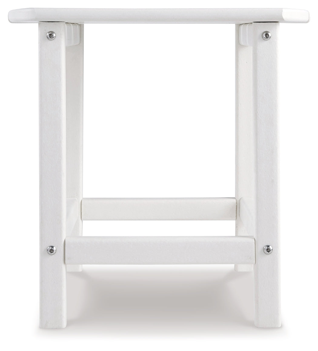 Sundown White Treasure End Table