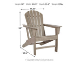 Sundown Treasure Adirondack Chair with End Table