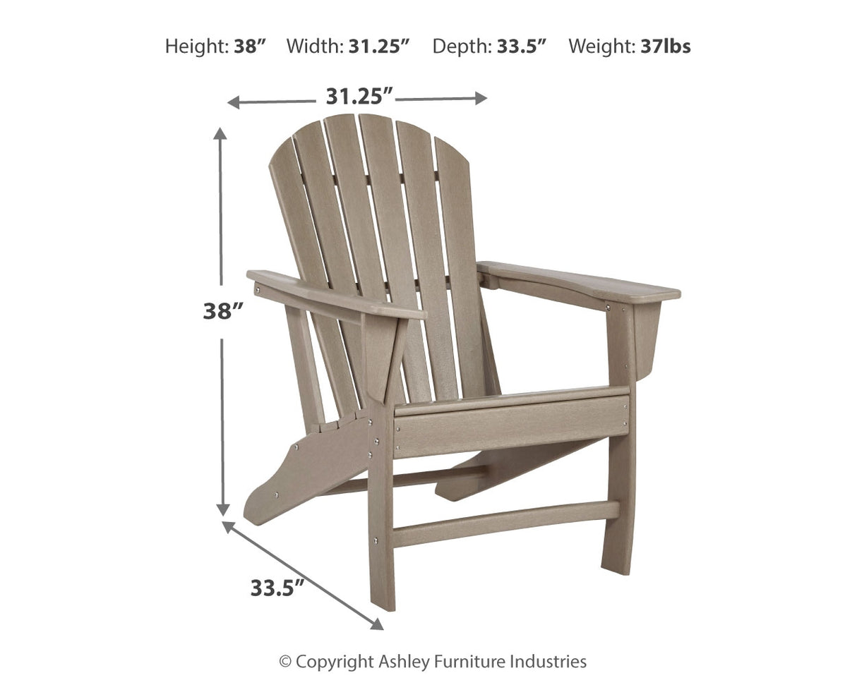 Sundown Driftwood Treasure Adirondack Chair