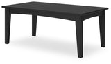 Hyland Black Wave Outdoor Coffee Table