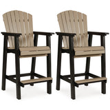 Fairen Black/Driftwood Trail Barstool (Set Of 2)