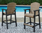 Fairen Black/Driftwood Trail Barstool (Set Of 2)