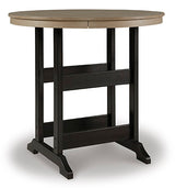 Fairen Black/Driftwood Trail Bar Table