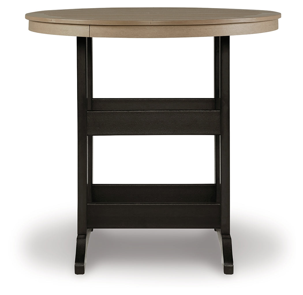 Fairen Black/Driftwood Trail Bar Table