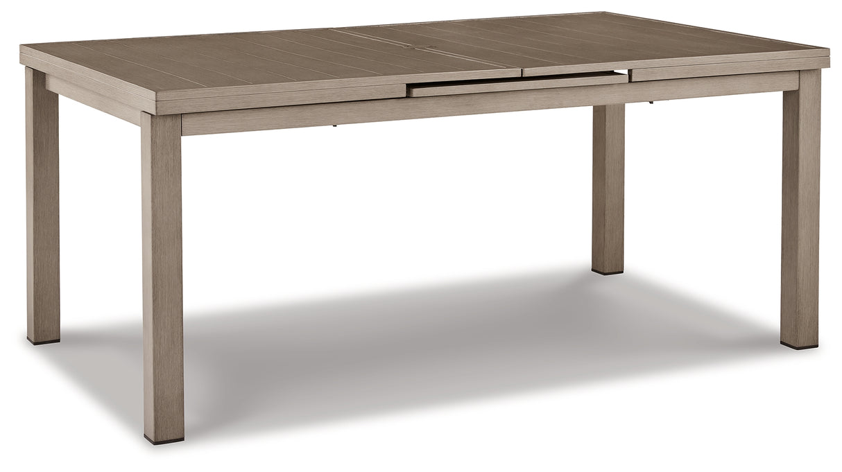 Beach Beige Front Outdoor Dining Table