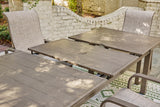 Beach Beige Front Outdoor Dining Table