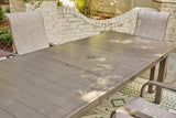 Beach Beige Front Outdoor Dining Table