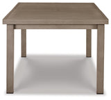 Beach Beige Front Outdoor Dining Table