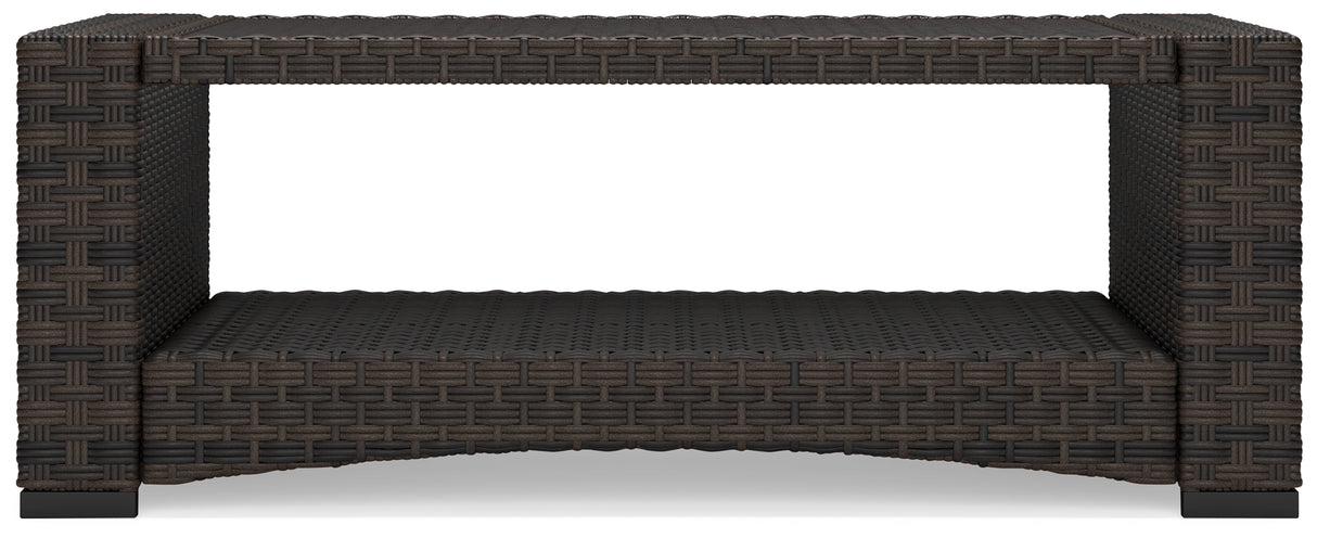 Windglow Brown Outdoor Coffee Table