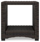 Windglow Brown Outdoor End Table