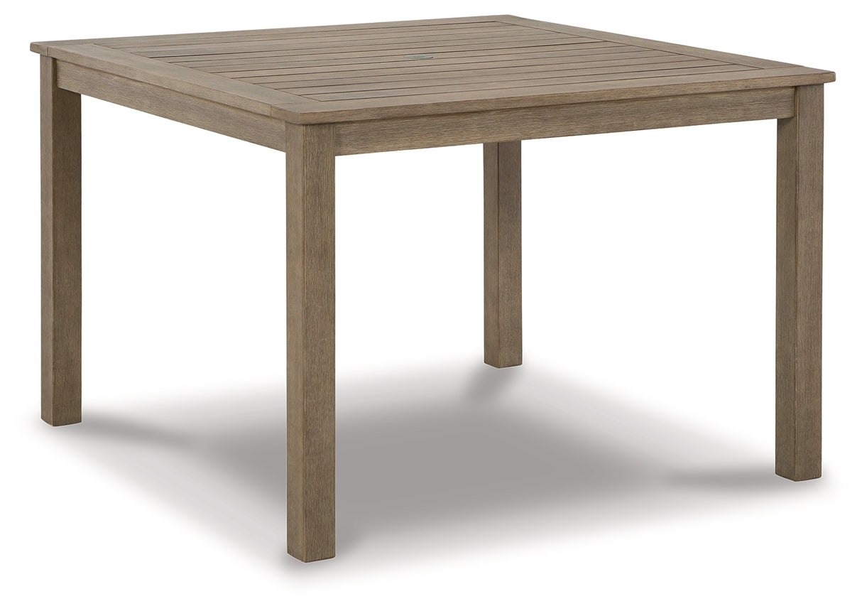 Aria Brown Plains Outdoor Dining Table