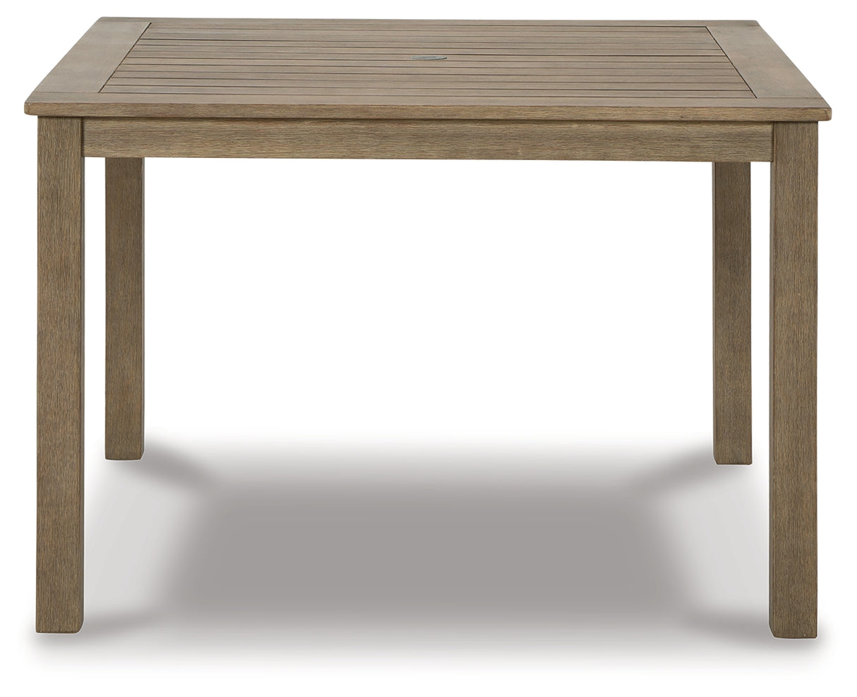 Aria Brown Plains Outdoor Dining Table