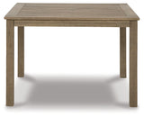 Aria Brown Plains Outdoor Dining Table