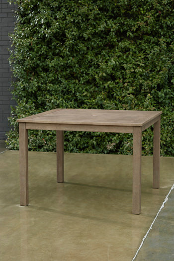 Aria Brown Plains Outdoor Dining Table