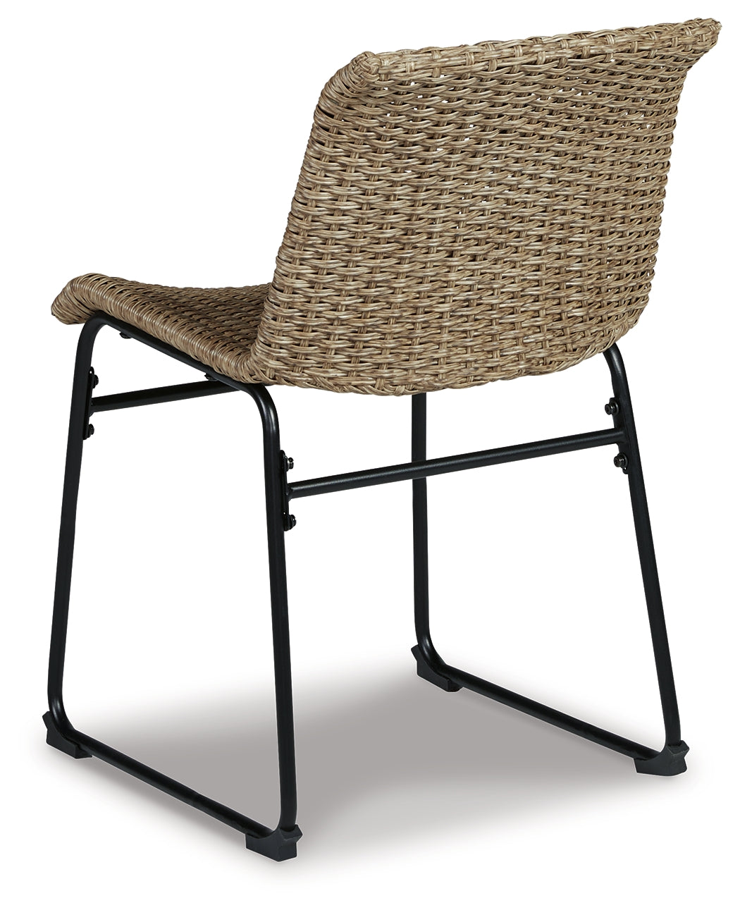 Amaris Brown/Black Outdoor Dining Chair (Set Of 2)