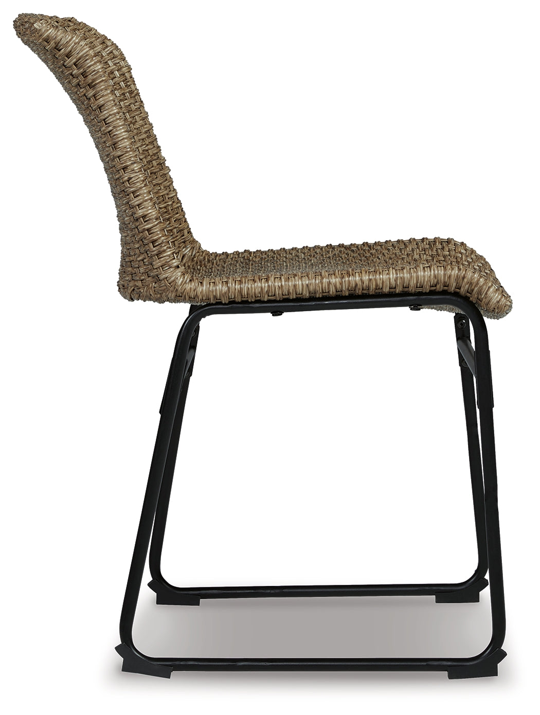 Amaris Brown/Black Outdoor Dining Chair (Set Of 2)