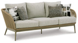 Swiss Beige Valley Outdoor Sofa With Cushion