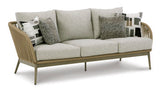 Swiss Beige Valley Outdoor Sofa With Cushion