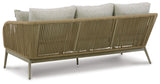 Swiss Beige Valley Outdoor Sofa With Cushion